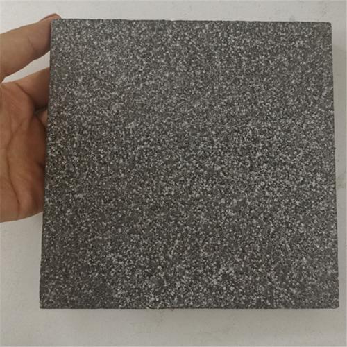 Shanxi black granite bush-hammered tiles